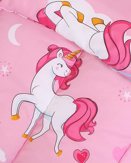 Utopia Bedding All Season Unicorn Comforter Set with 2 Pillow Cases, 3 Piece Soft Brushed Microfiber Kids Bedding Set for Boys/Girls, Machine Washable (Twin) - LeafyLoom