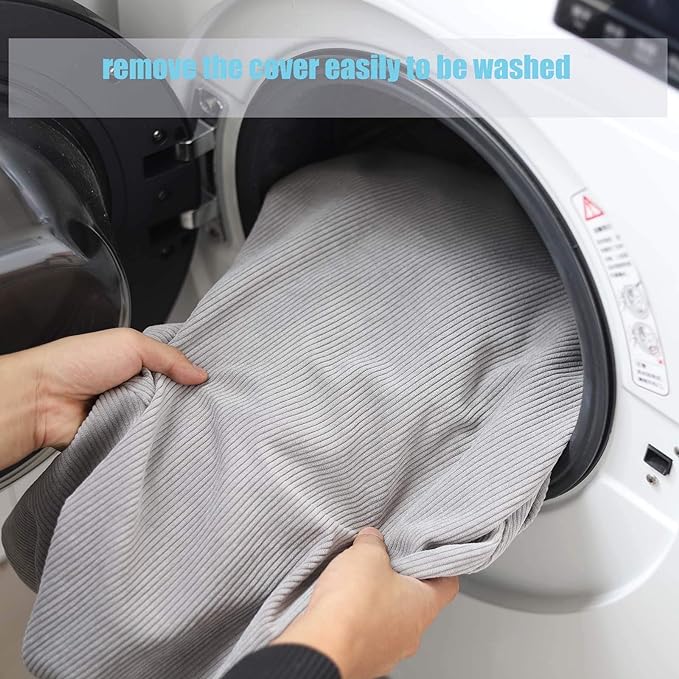 Bean Bag Chair Cover (No Filler) Stuffed Animal Storage Bean Bag Cover Pets Dogs/Cats Lazy Beds. Washable Ultra Soft Corduroy Stuffed for Organizing Plush Toys or Textile, Sack Bean Bag - LeafyLoom