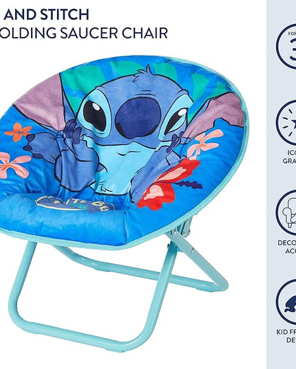Idea Nuova Stitch Toddler Saucer Chair - LeafyLoom