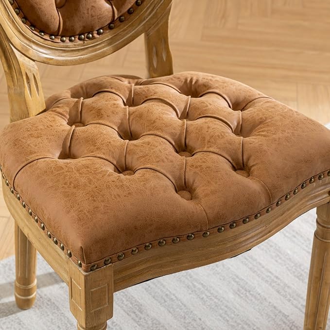 NicBex Haerin-SD-00122-LWJ Dining Chairs, 23"x19.1"x37.2", Orange - LeafyLoom