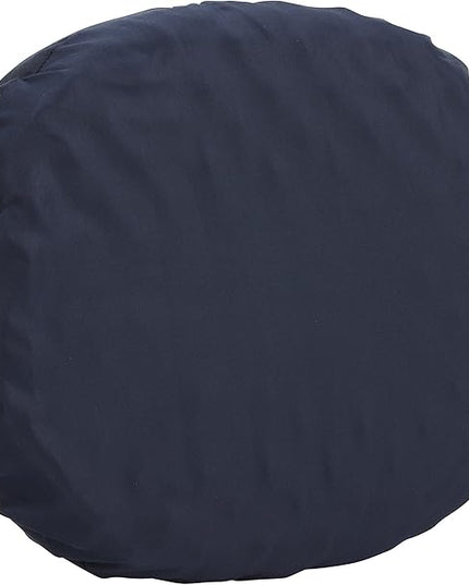 DMI Convoluted Foam Ring Donut Seat Cushion Pillow for Back Pain, Hemorrhoids and After Childbirth, 18 inch, Navy - LeafyLoom