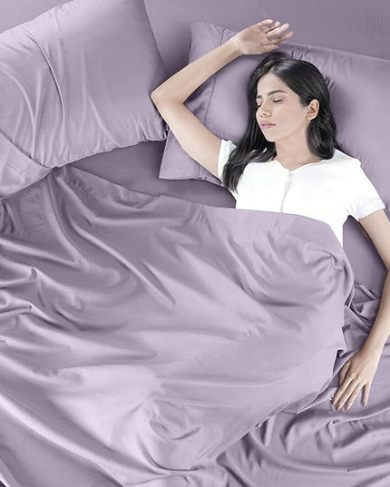 Utopia Bedding Full Bed Sheets Set - 4 Piece Bedding - Brushed Microfiber - Shrinkage and Fade Resistant - Easy Care (Full, Lavender) - LeafyLoom