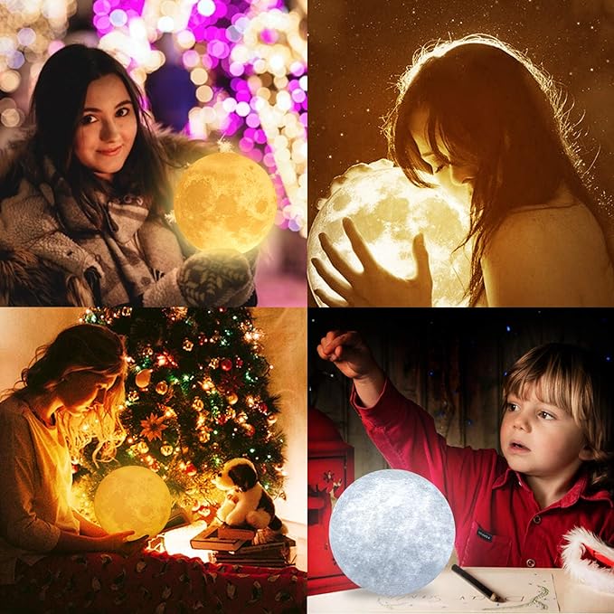 Mother's Day Birthday Gifts for Daughter from Mom, Engraved 3D Night Light with Touch Control Brightness, Christmas Wedding Gift for Daughter - LeafyLoom