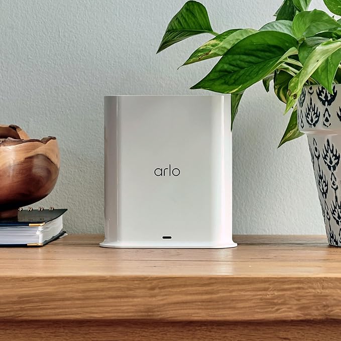 Arlo Pro SmartHub - Arlo Certified Accessory - Connects Arlo Cameras to Wi-Fi, Works with Arlo Ultra 2, Ultra, Pro 5S 2K, Pro 4, Floodlight, Essential (Gen 1) & Video Doorbell Cameras - VMB4540 Arlo