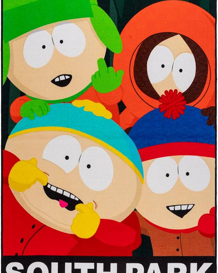 Gertmenian Paramount South Park Selfie Area Rug | Novelty Funny Home Decor for Youth, Teens & Adults | 4x6 Large, Multi, 27063 - LeafyLoom