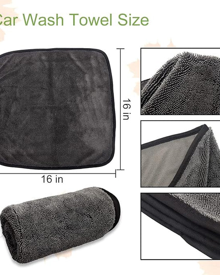 Car Drying Nozzle for EGO Leaf Blower - for EGO Power+ 530 575 580 615 650 765 Leaf Blower (Car Drying Nozzle/Car Wash Towel 16x16 in*2) - LeafyLoom