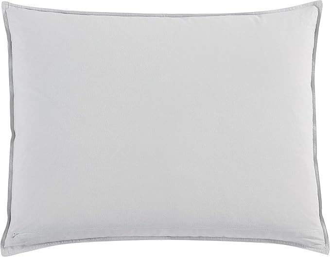 Nautica - Queen Comforter Set, Cotton Reversible Bedding with Matching Shams, Mediterranean Inspired Home Decor for All Seasons (Fairwater Grey, Queen) - LeafyLoom