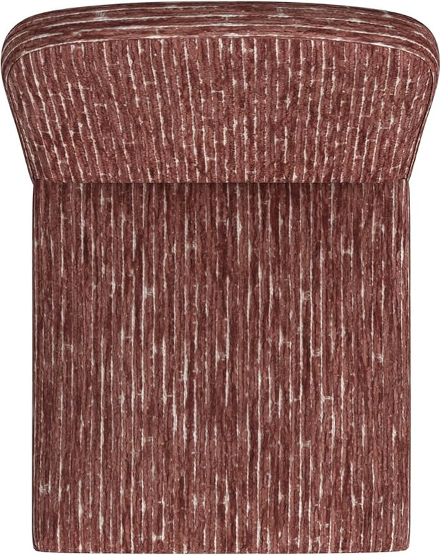 HomePop Classic Parsons Dining Chairs, Red Rust Chenille Woven (Single Pack) - LeafyLoom