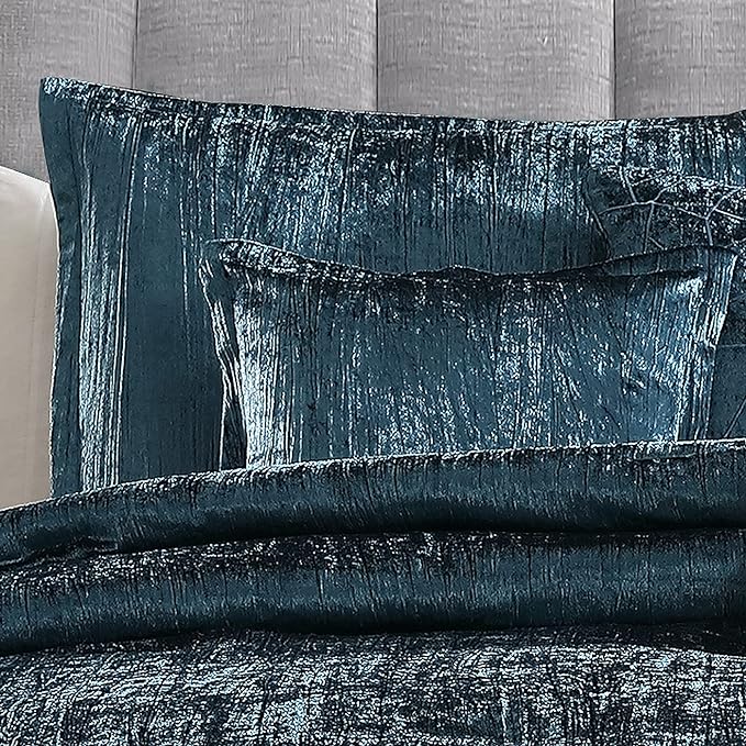 Riverbrook Home Turin Comforter Set, King, Blue, 7 Piece Set - LeafyLoom
