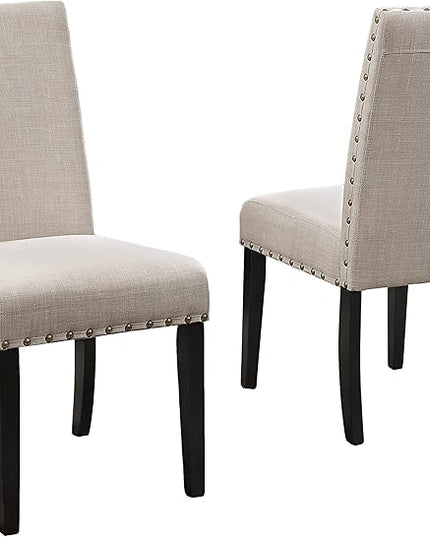 NicBex Haerin-SD-00139-LWJ Dining Chairs, 24.8"x18.3"x38", Beige - LeafyLoom