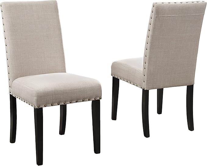 NicBex Haerin-SD-00139-LWJ Dining Chairs, 24.8"x18.3"x38", Beige - LeafyLoom