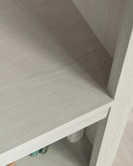 Sauder Miscellaneous Storage 5-Shelf Display Bookcase, Glacier Oak Finish - LeafyLoom