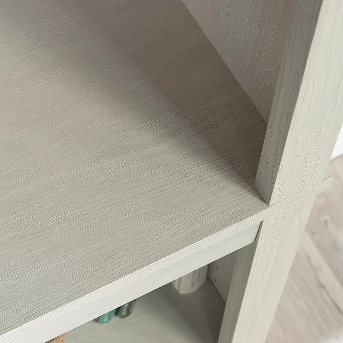 Sauder Miscellaneous Storage 5-Shelf Display Bookcase, Glacier Oak Finish - LeafyLoom