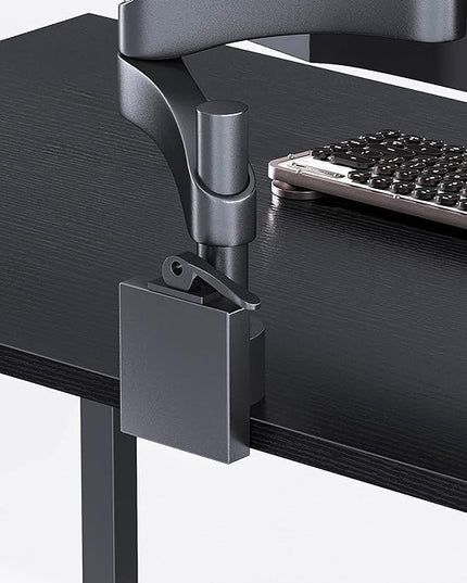 Coleshome 63 Inch Computer Desk, Modern Simple Style Desk for Home Office, Study Student Writing Desk,Black - LeafyLoom