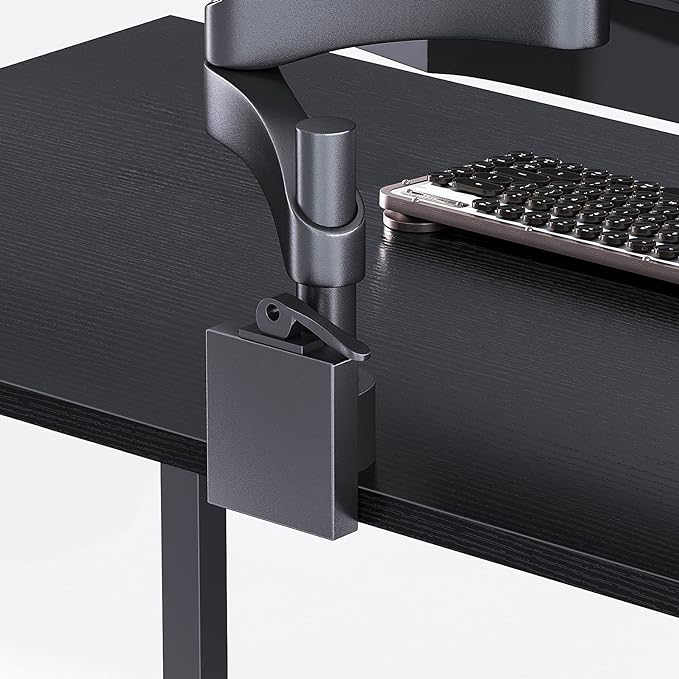 Coleshome 63 Inch Computer Desk, Modern Simple Style Desk for Home Office, Study Student Writing Desk,Black - LeafyLoom