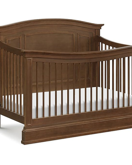 NAMESAKE Durham 4-in-1 Convertible Crib in Derby Brown, Greenguard Gold Certified - LeafyLoom