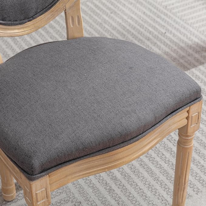 NicBex Haerin-SD-00127-LWJ Dining Chairs, 22.8"x19.3"x37.4", Dark Gray - LeafyLoom
