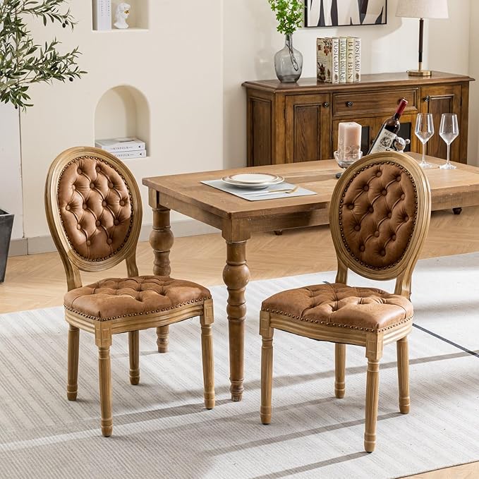NicBex Haerin-SD-00122-LWJ Dining Chairs, 23"x19.1"x37.2", Orange - LeafyLoom