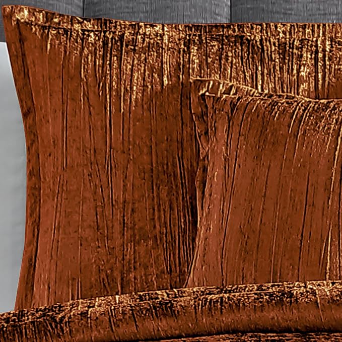 Riverbrook Home Turin Comforter Set, Queen, Spice, 7-Piece Set - LeafyLoom