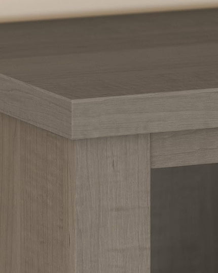 Bush Furniture Somerset Tall 5 Shelf Bookcase in Ash Gray - LeafyLoom