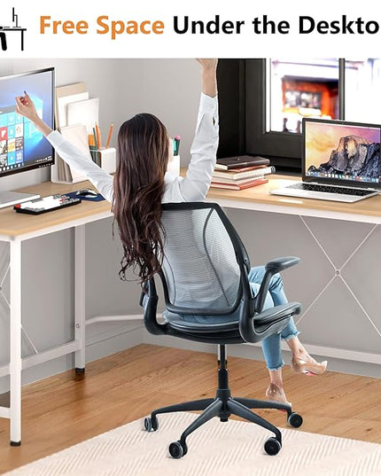soges L Shaped Desk, 59inch L Desk Computer Corner Desk, Gaming Desk, Home Office Writing Desk, Space-Saving Workstation Desk, Maple - LeafyLoom