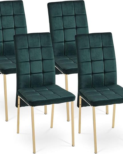 NicBex Haerin-SD-00335-LWJ Dining Chairs, 20.3"x16.1"x36.2", Green - LeafyLoom