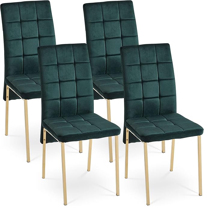NicBex Haerin-SD-00335-LWJ Dining Chairs, 20.3"x16.1"x36.2", Green - LeafyLoom