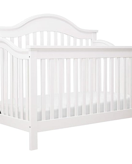 DaVinci Jayden 4-in-1 Convertible Crib in White, Greenguard Gold Certified - LeafyLoom