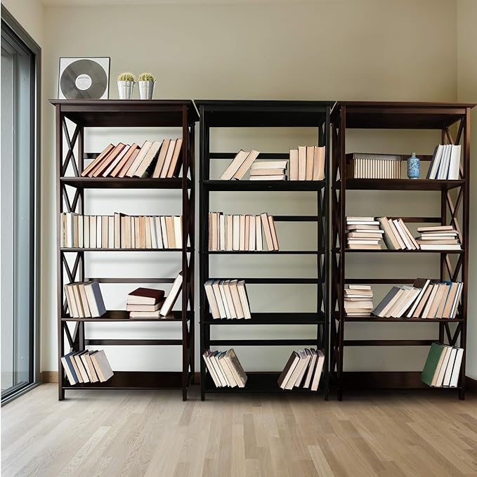 Casual Home Shelf Bookcase - LeafyLoom
