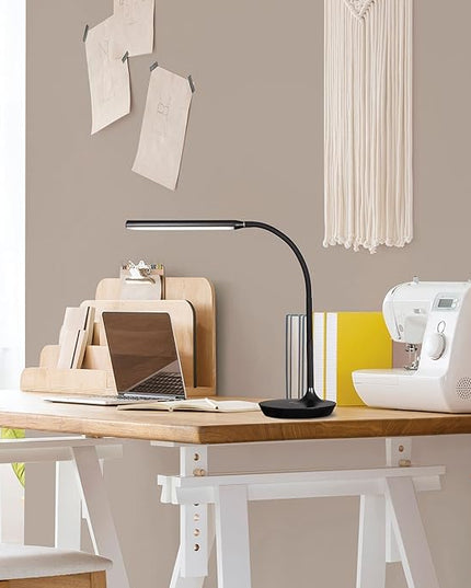 OttLite Extended Reach LED Desk Lamp, Black - LeafyLoom