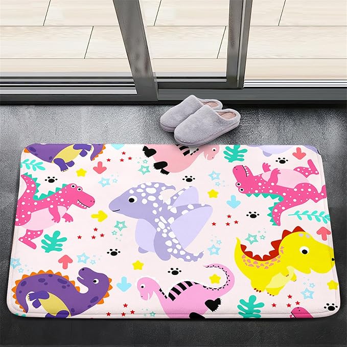 Dinosaur Rugs for Boys Bedroom Dino Rugs for Boys Room Kids Rugs Dinosaur Bedroom Decor for Boys Kids Play Rugs for Boys Bedroom Cute Dinosaur Rugs Dinosaur Rugs for Living Room Decor,2'×3' - LeafyLoom