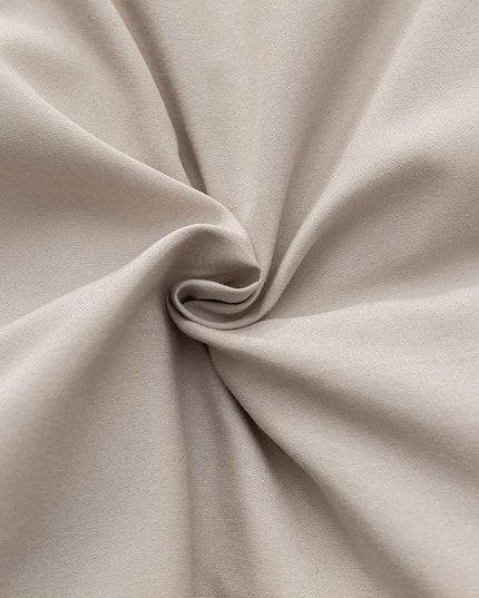 Queen Comforter Solid Color 3PCS Boho Bed Comforter Set Queen Size Tannish Grey Soft Lightweight Down Alternative Microfiber Comforter for All Season (1 Comforter, 2 Pillowcases) - LeafyLoom
