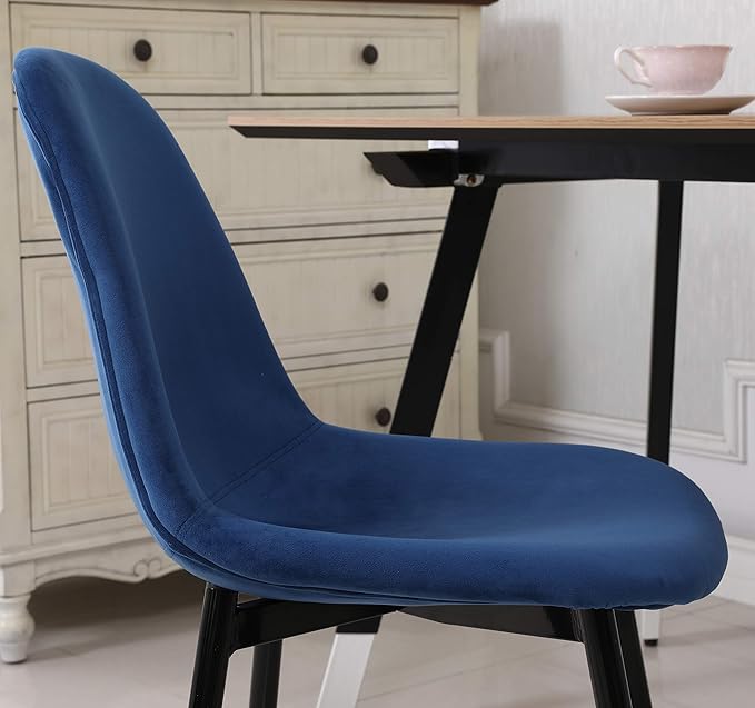 NicBex Haerin-SD-00349-LWJ Dining Chairs, 22.3"x17.3"x33.3", Blue - LeafyLoom