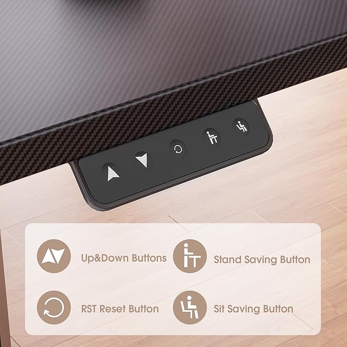 Electric Standing Desk with Monitor Shelf, 63 x 27 Inches Height Adjustable Corner Table, Computer Workstation with Cup Holder and Hook for Home Office, Black, 63x27 Inch - LeafyLoom