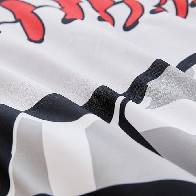 Baseball Bedding Full,Sports Comforter Set for Boys,Teen Boy Bedding Sets, Boys Baseball Comforter Set with 2 Pillowcases - LeafyLoom