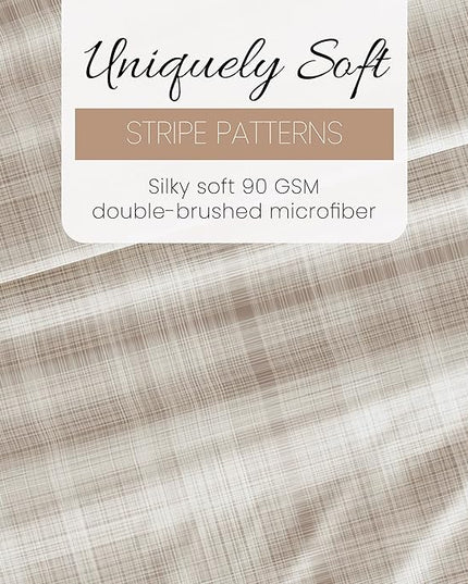 Linen Market 3 Piece Twin Bedding Sheet Set (Ray Thatch) - Sleep Better Than Ever with These Ultra-Soft & Cooling Bed Sheets for Your Twin Size Bed - Deep Pocket Fits 16" Mattress - LeafyLoom