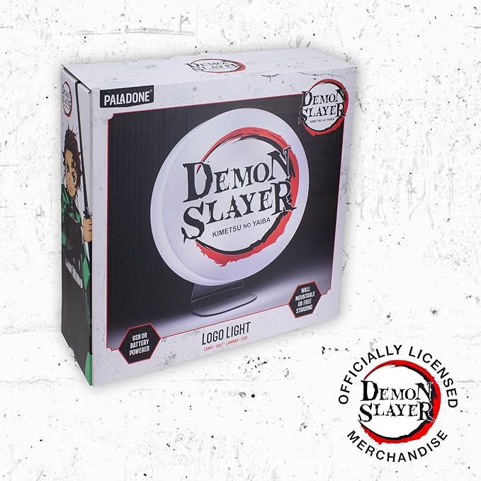 Demon Slayer Logo Light, Free Standing or Wall Mount Decorative Light - LeafyLoom