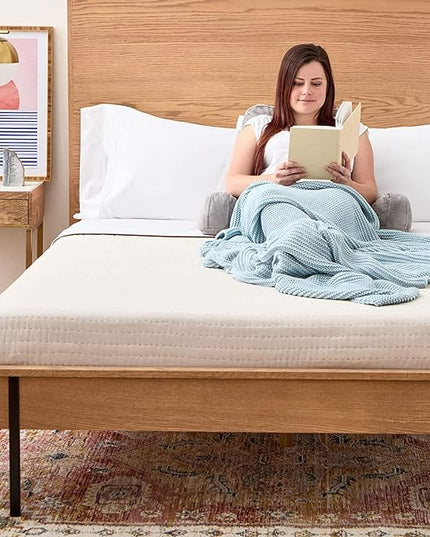 LINENSPA Reading Pillow with Shredded Memory Foam- Back Pillow for Sitting in Bed, Reading, Gaming, Watching TV – Chair Pillow with Arms, Dorm Room Essentials, Stone - LeafyLoom