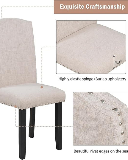 6-Piece Modern Dinette Sets includes Kitchen Dining Table with Marbled Veneers Tabletop, 4 Upholstered Chairs & Bench, for Diningroom Living Room, Easy to Assemble, White - LeafyLoom