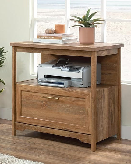 Sauder Coral Cape Lateral File, L: 32.21" x W: 19.45" x H: 30.00", Sindoori Mango Finish - LeafyLoom