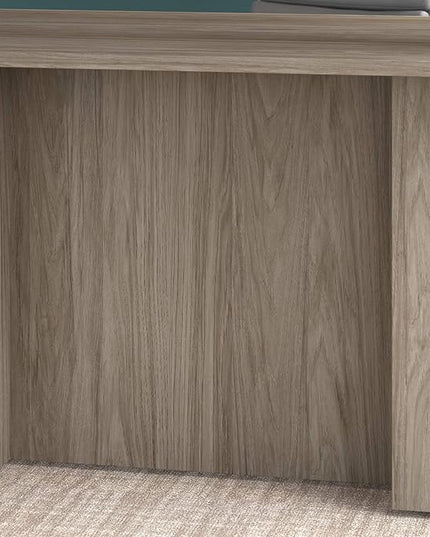 Bush Business Furniture 500 Home Office Desk, 72W, Modern Hickory - LeafyLoom