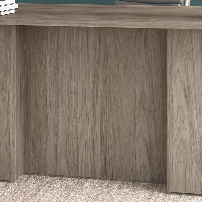 Bush Business Furniture 500 Home Office Desk, 72W, Modern Hickory - LeafyLoom