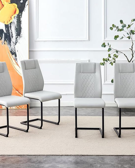 NicBex Haerin-SD-00322-LWJ Dining Chairs, 16"x16"x38", Light Gray - LeafyLoom