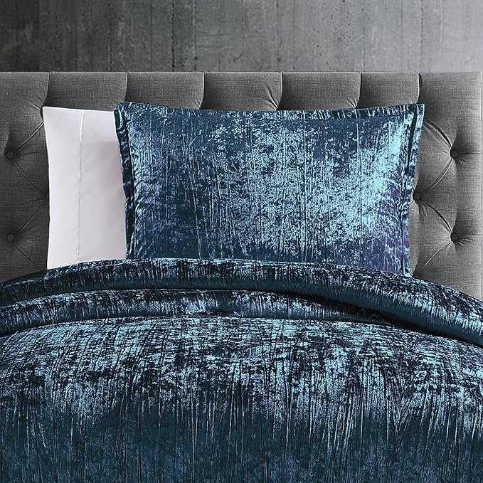Riverbrook Home Turin Comforter Set, Twin, Blue, 2-Piece Set - LeafyLoom