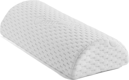ComfiLife Orthopedic Knee and Leg Pillow for Sleeping - 100% Memory Foam Pillows for Back Pain, Hip Pain Relief for Side Sleepers - Half Moon Pillow - LeafyLoom