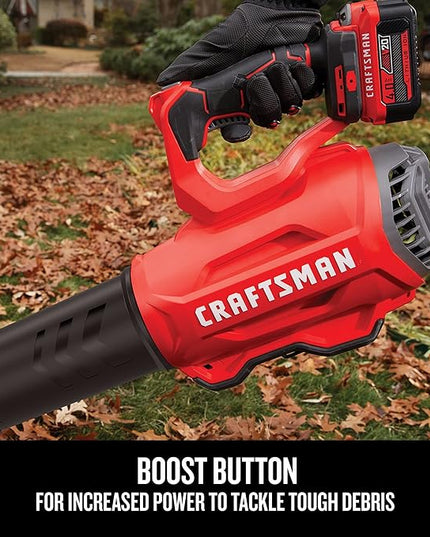 CRAFTSMAN CMCBL720B V20* Cordless Axial Leaf Blower, Brushless (Tool Only) Red - LeafyLoom