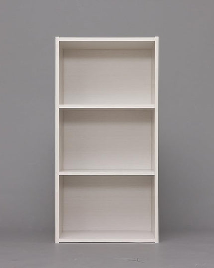 IRIS USA 3-Tier Modular Open Cubby Storage Shelf, Sturdy Storage Bookshelf Cabinet for Living Room Bedroom Guest Room Office Dorm Room Kids Room and Bathroom, White - LeafyLoom