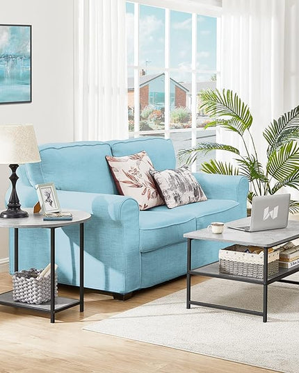 WOHOMO Coffee Table, Modern Style Coffee Tables for Living Room Marble Center Table with Storage 2 in 1Detachable Table Set,Grey Marble - LeafyLoom