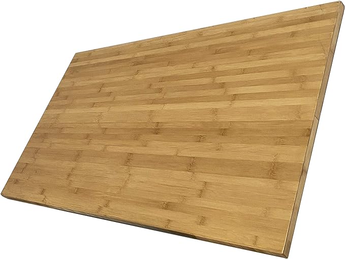 VWINDESK 48 x 27.5 x 1 Inch 100% Solid Bamboo Desk Table Top Only,for Standing Desk Home Office Desk(Right Angle) - LeafyLoom
