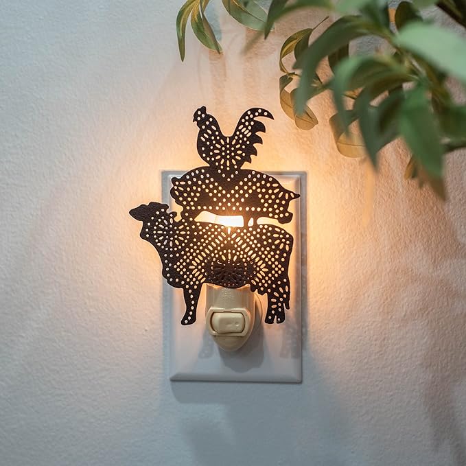 CTW Home Collection 370767 Stacked Farm Animals Night Light, 5-inch Height - LeafyLoom